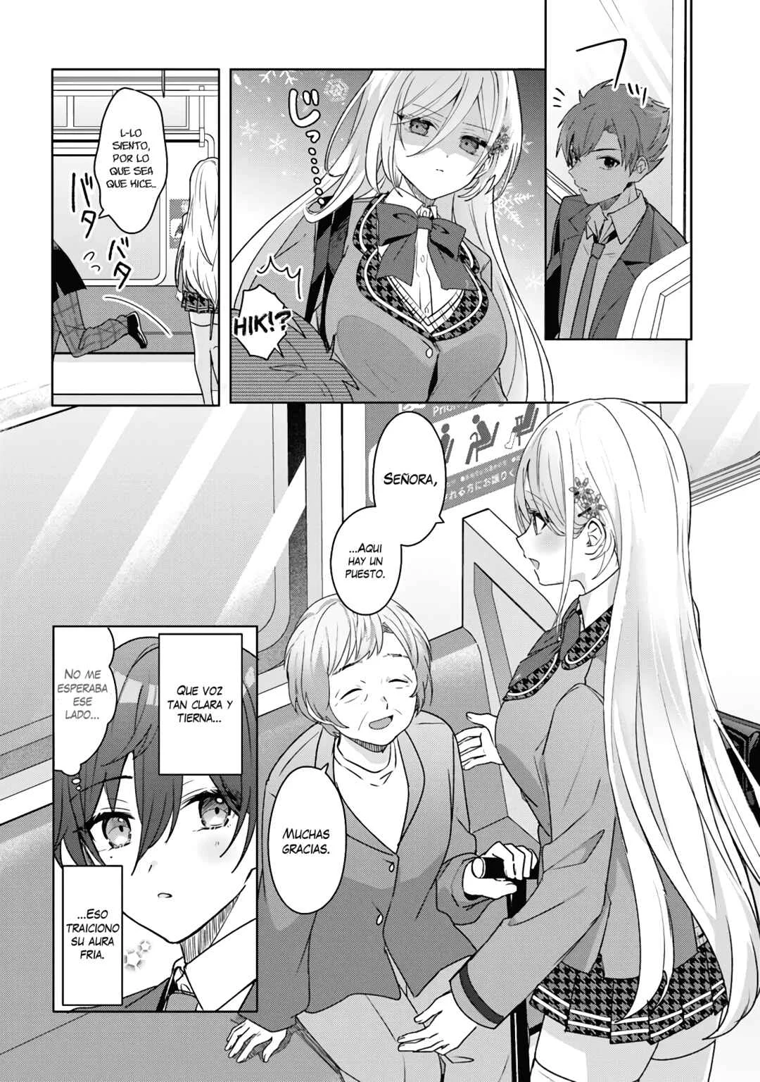 Takou no Koori Hime wo Tasuketara, Otomodachi kara Hajimeru Koto ni Narimashita Capítulo 1.1: La Princesa de Hielo De Otra Escuela - Page 6