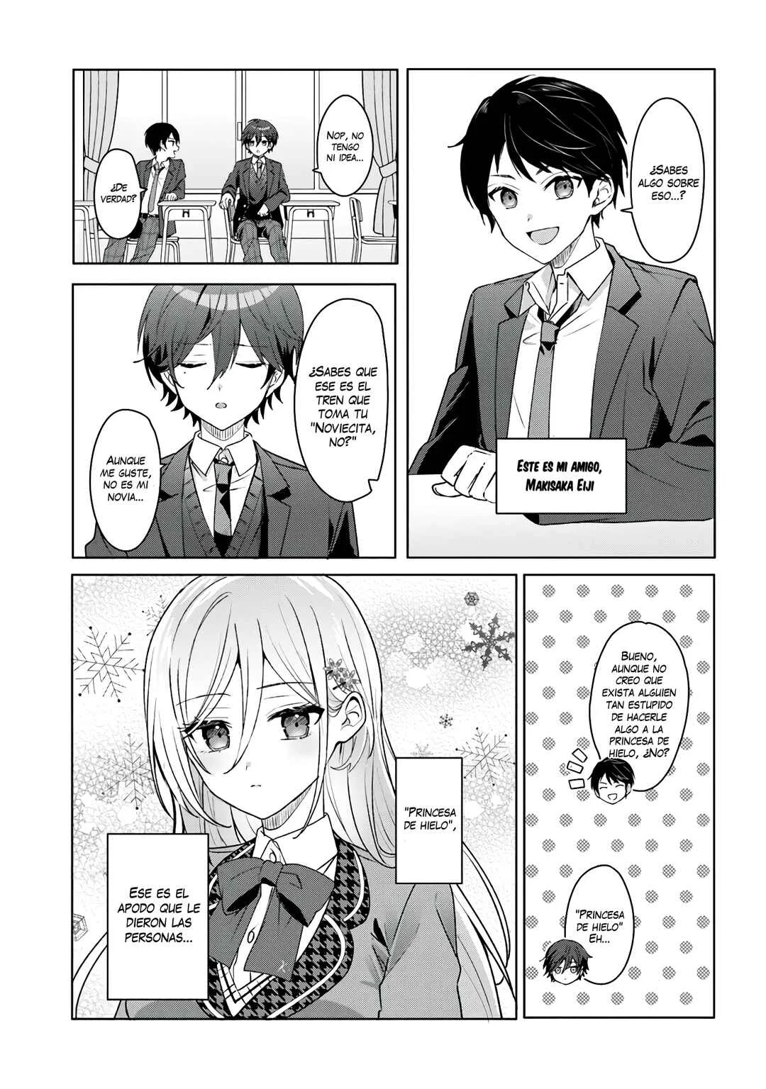 Takou no Koori Hime wo Tasuketara, Otomodachi kara Hajimeru Koto ni Narimashita Capítulo 1.1: La Princesa de Hielo De Otra Escuela - Page 11