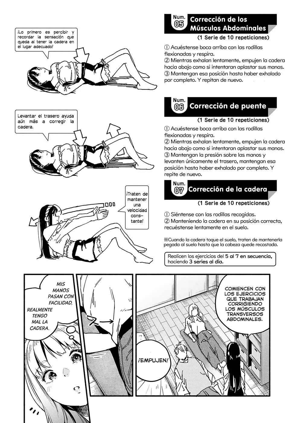 TakuTore! Capítulo 3: Ejercicios de corrección de cadera - Page 11