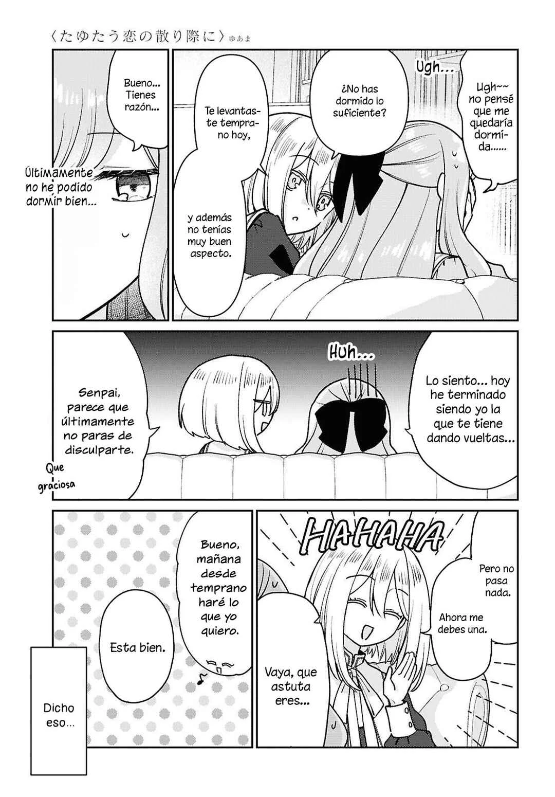 Tayutau Koi no Chirigiwa ni Capítulo 3: Soy patética. - Page 8