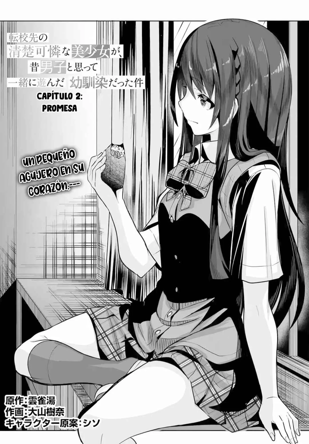 Tenkousaki no Seiso Karen na Bishoujo ga, Mukashi Danshi to Omotte Issho ni Asonda Osananajimi datta Ken Capítulo 2 - Page 3