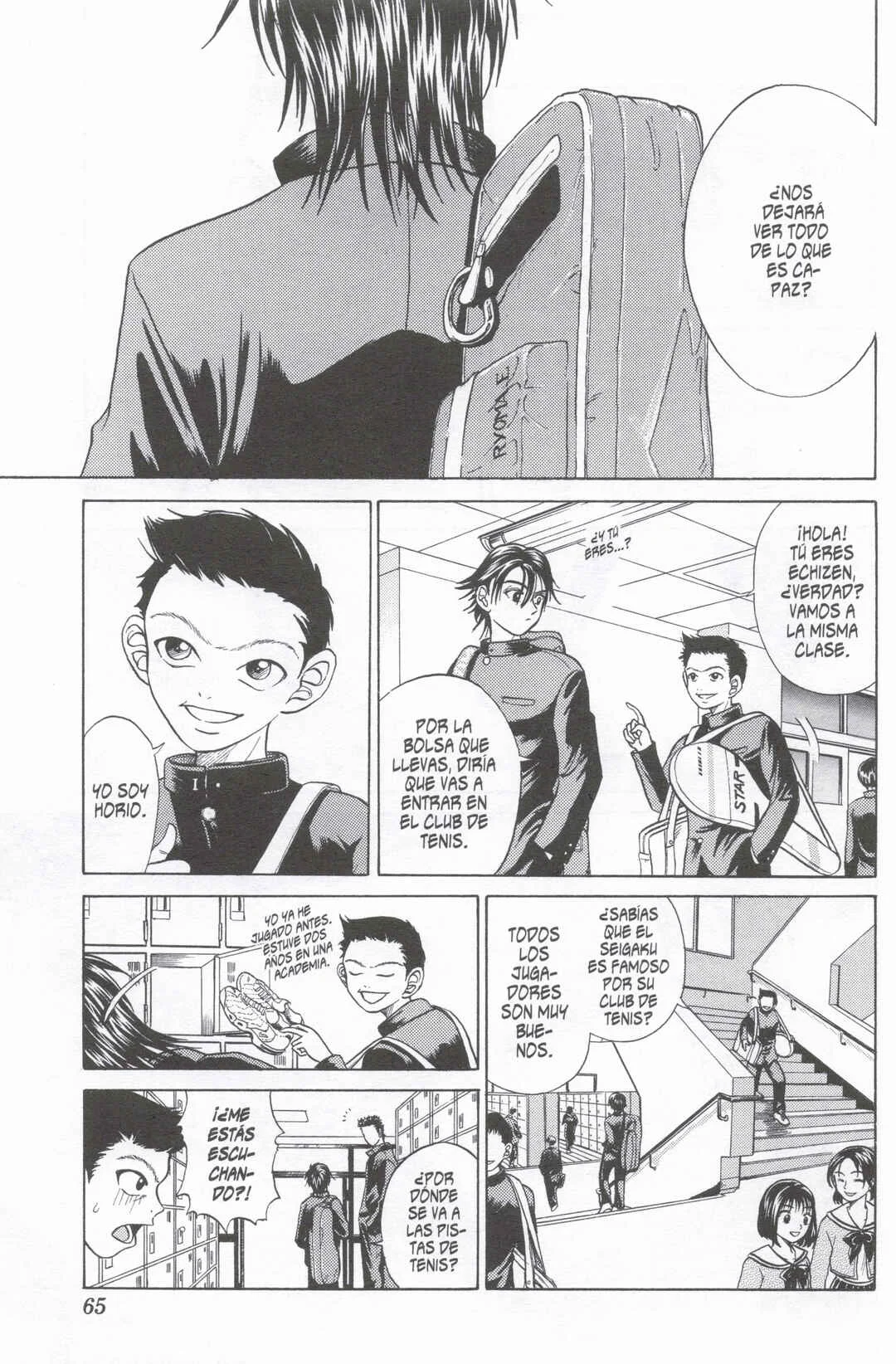 Tennis no Oujisama Capítulo 2: Una de gamberros - Page 4