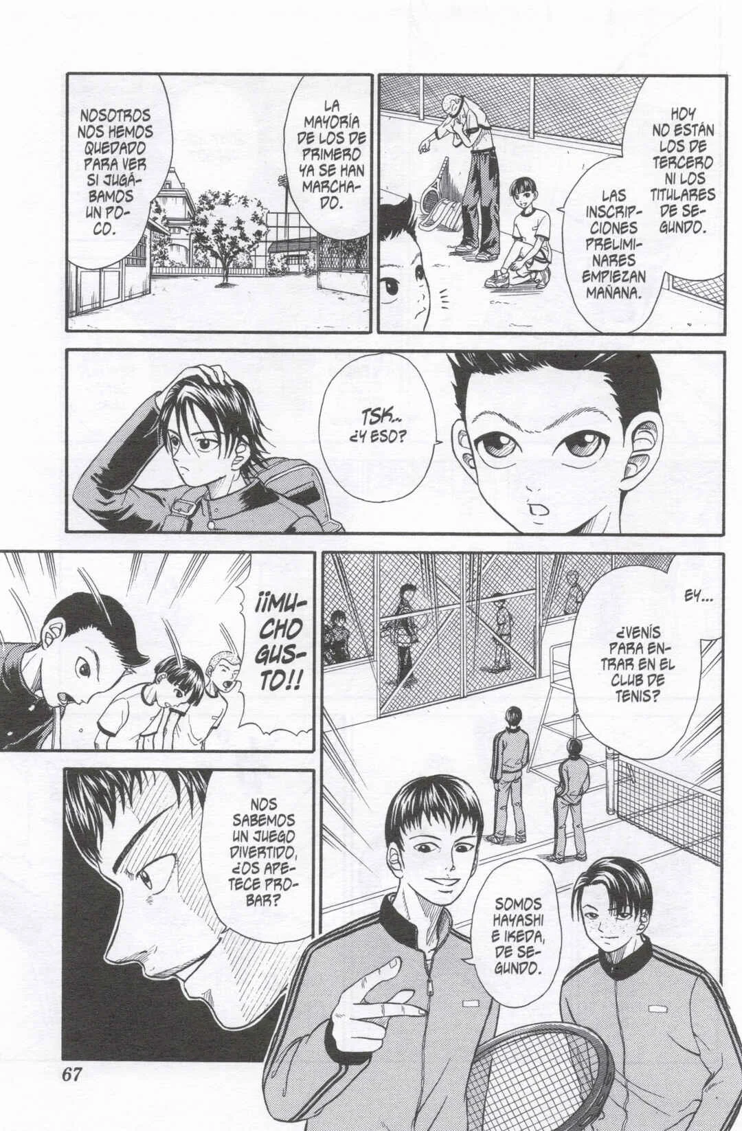 Tennis no Oujisama Capítulo 2: Una de gamberros - Page 6
