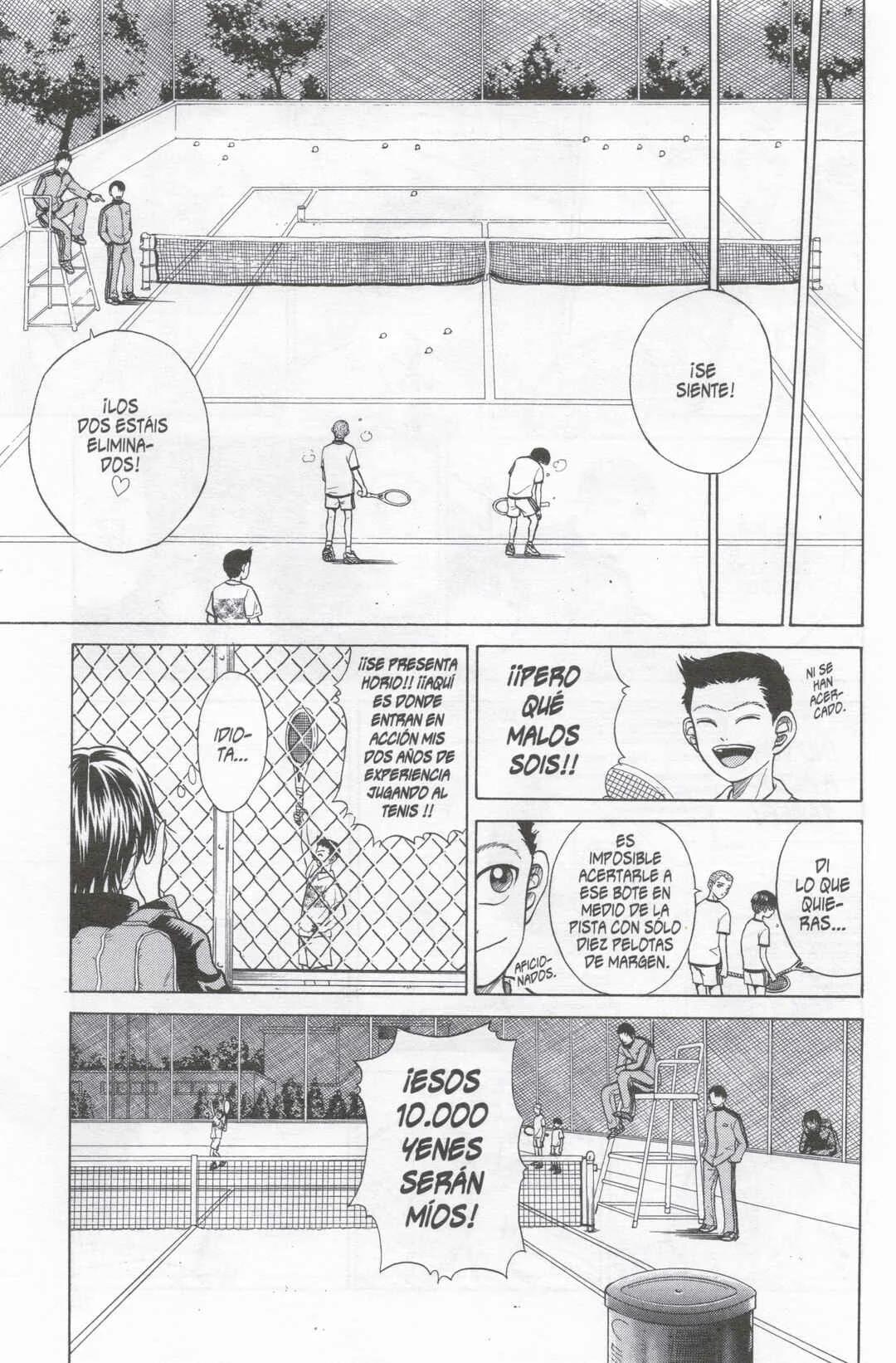 Tennis no Oujisama Capítulo 2: Una de gamberros - Page 8