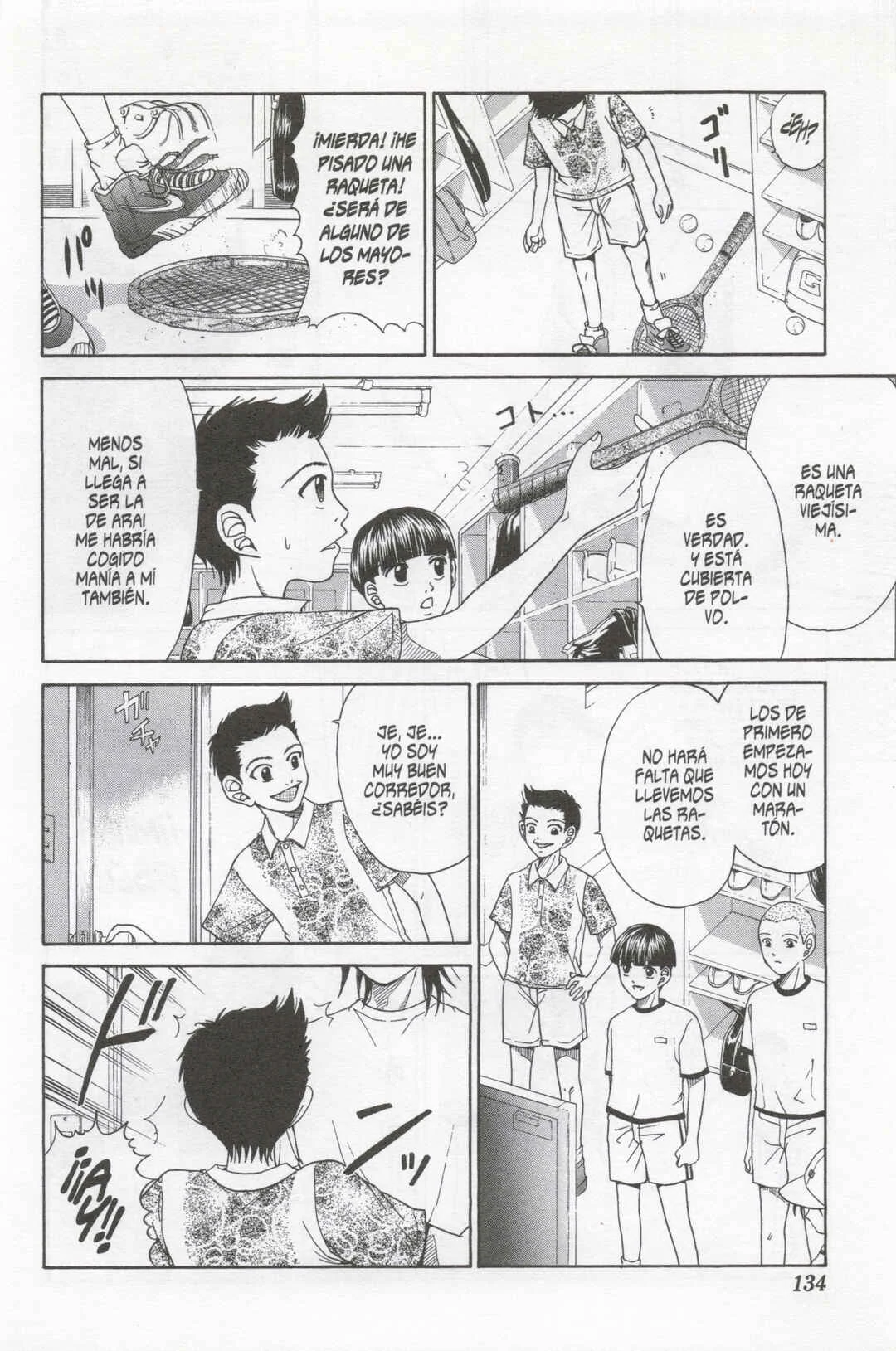 Tennis no Oujisama Capítulo 5: Una raqueta cubierta de polvo - Page 3