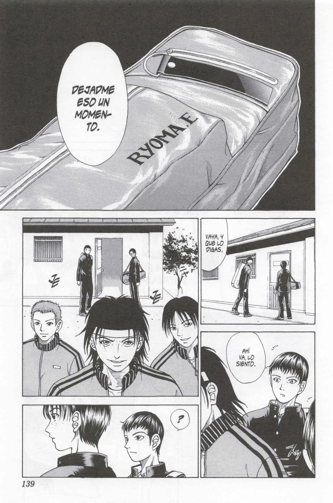 Tennis no Oujisama Capítulo 5: Una raqueta cubierta de polvo - Page 8