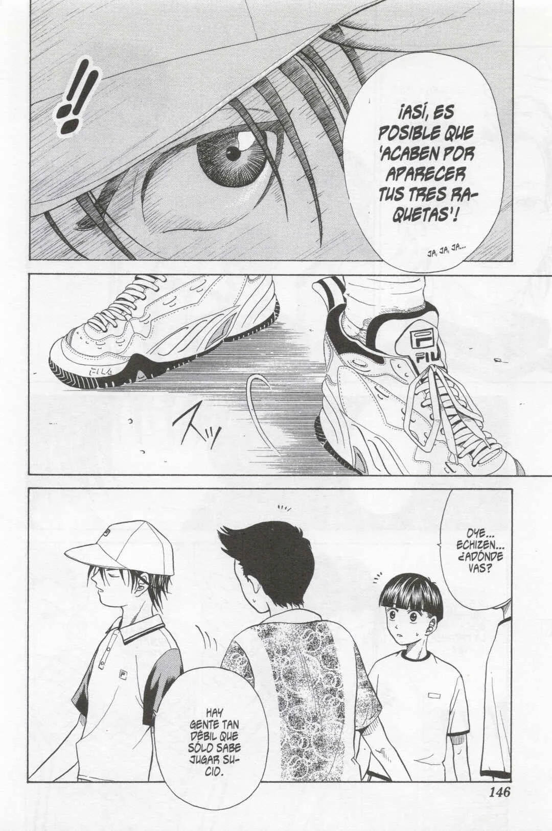Tennis no Oujisama Capítulo 5: Una raqueta cubierta de polvo - Page 15