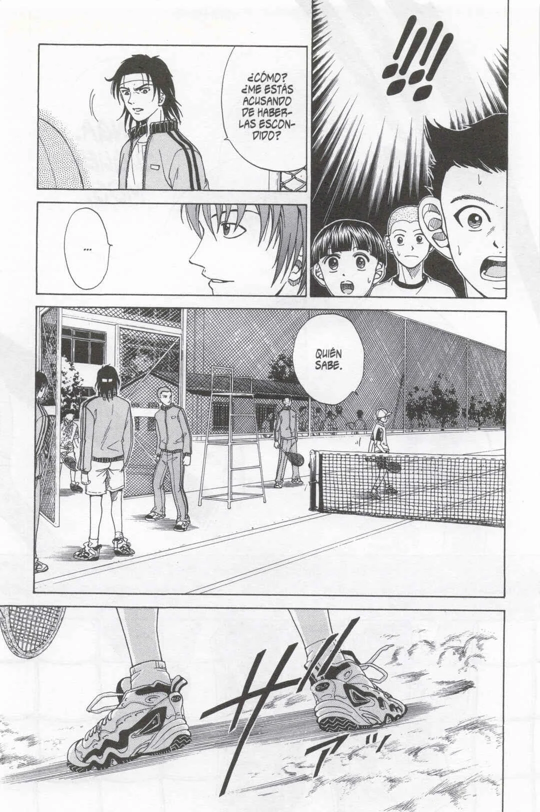 Tennis no Oujisama Capítulo 5: Una raqueta cubierta de polvo - Page 16