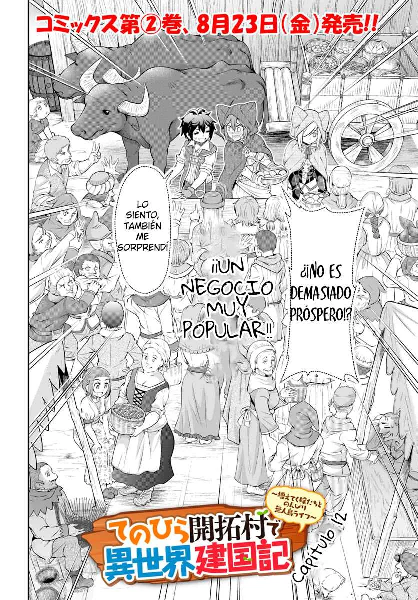 Tenohira Kaitaku Mura de Isekai Kenkokuki ~Fueteku Yome-tachi to Nonbiri Mujintou Life~ Capítulo 12 - Page 2