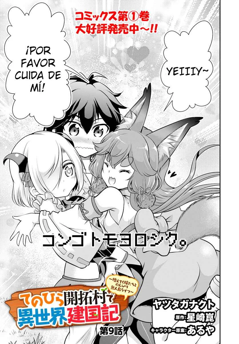 Tenohira Kaitaku Mura de Isekai Kenkokuki ~Fueteku Yome-tachi to Nonbiri Mujintou Life~ Capítulo 9 - Page 3