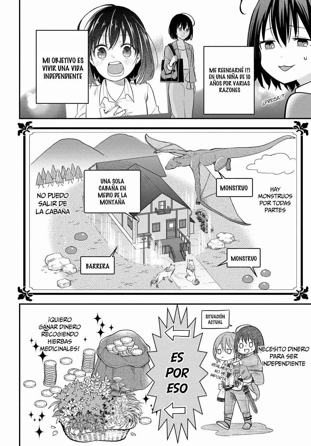 Tensei Shoujo wa Mazu Ippo kara Hajimetai ~Mamono ga Iru Toka Kiitenai!~ Capítulo 2 - Page 3