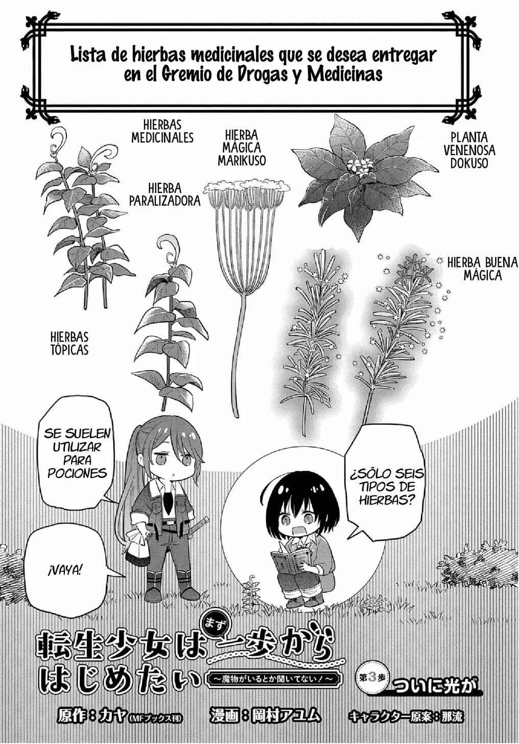 Tensei Shoujo wa Mazu Ippo kara Hajimetai ~Mamono ga Iru Toka Kiitenai!~ Capítulo 3 - Page 6