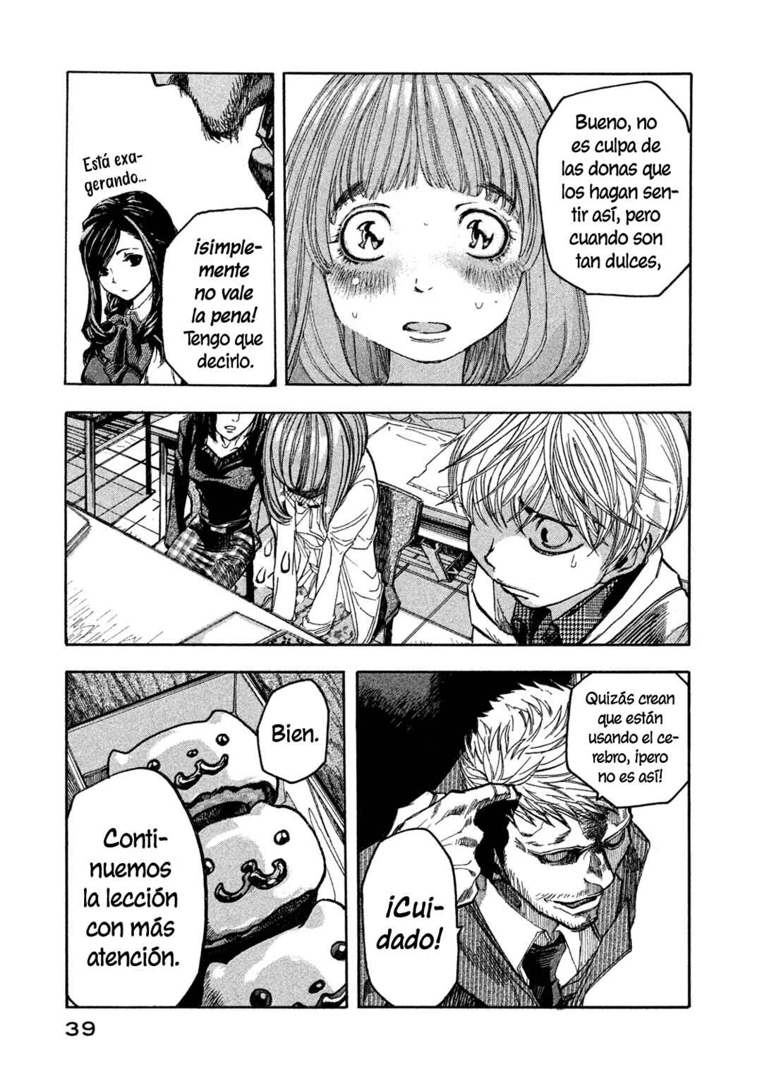 Terror Kyouju no Ayashii Jugyou Capítulo 1: Lección 1 - Page 38