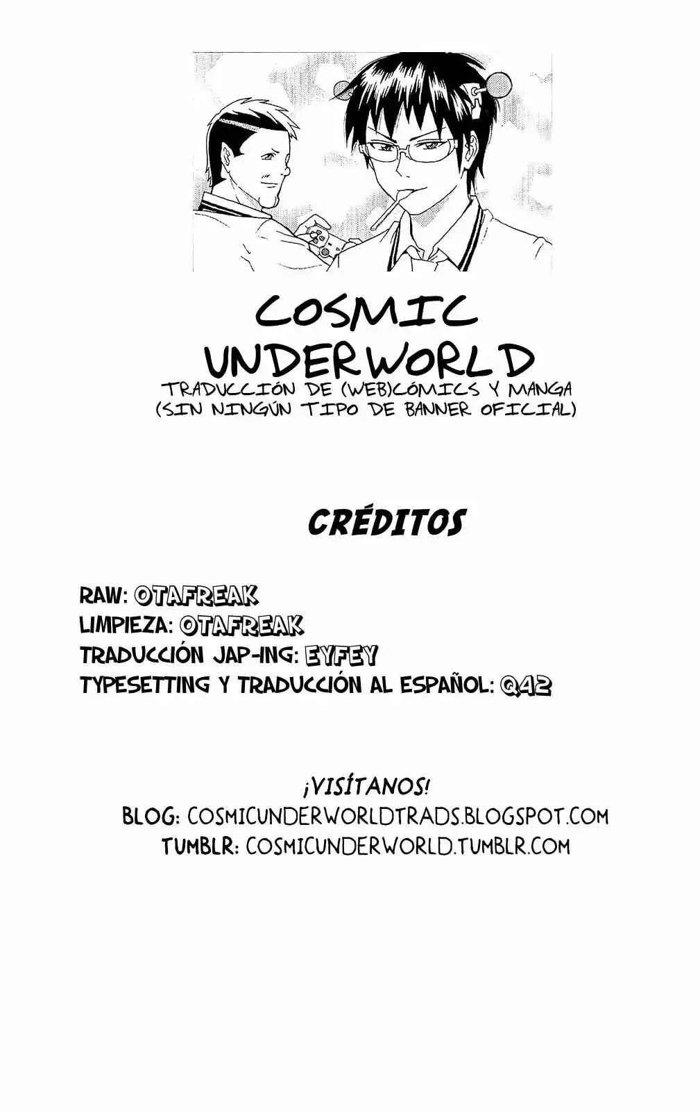 The Disastrous Life of Saiki K. Capítulo 0.1 - Page 22