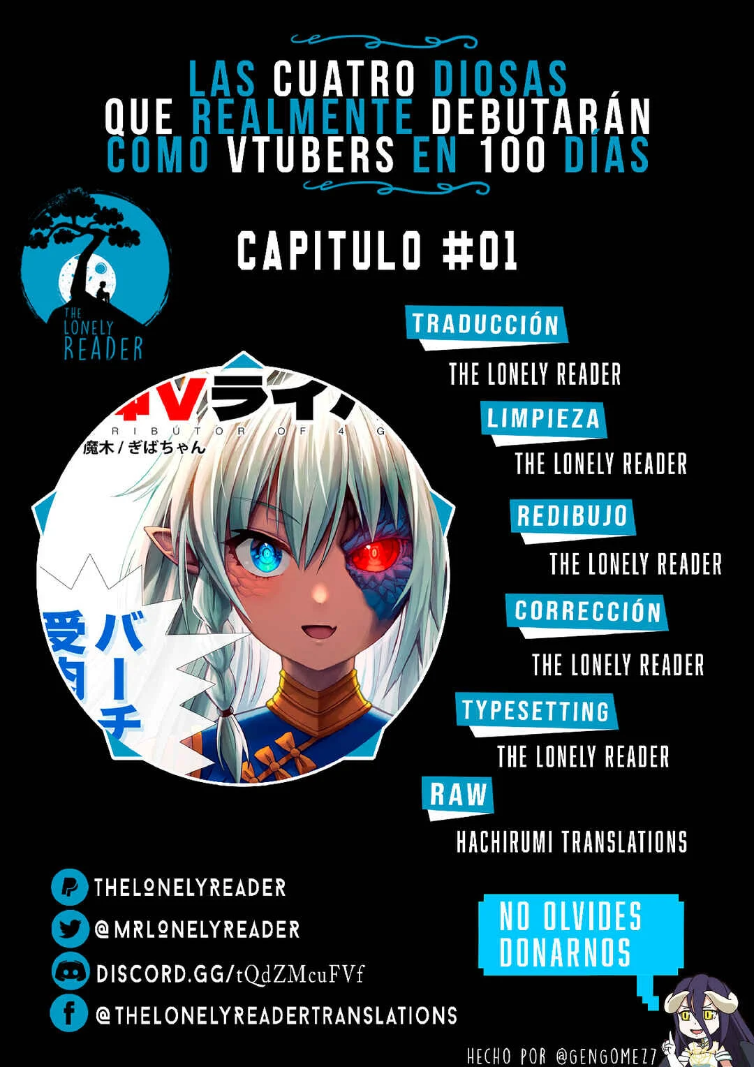 The Four Gods Who Will Really Debut as VTubers in 100 Days Capítulo 1 - Page 1