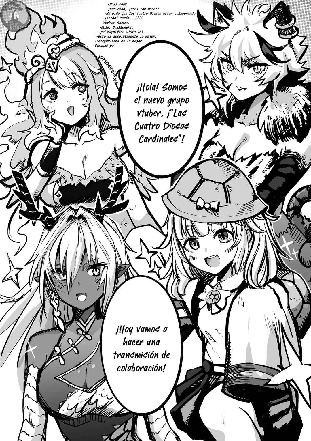 The Four Gods Who Will Really Debut as VTubers in 100 Days Capítulo 1 - Page 2