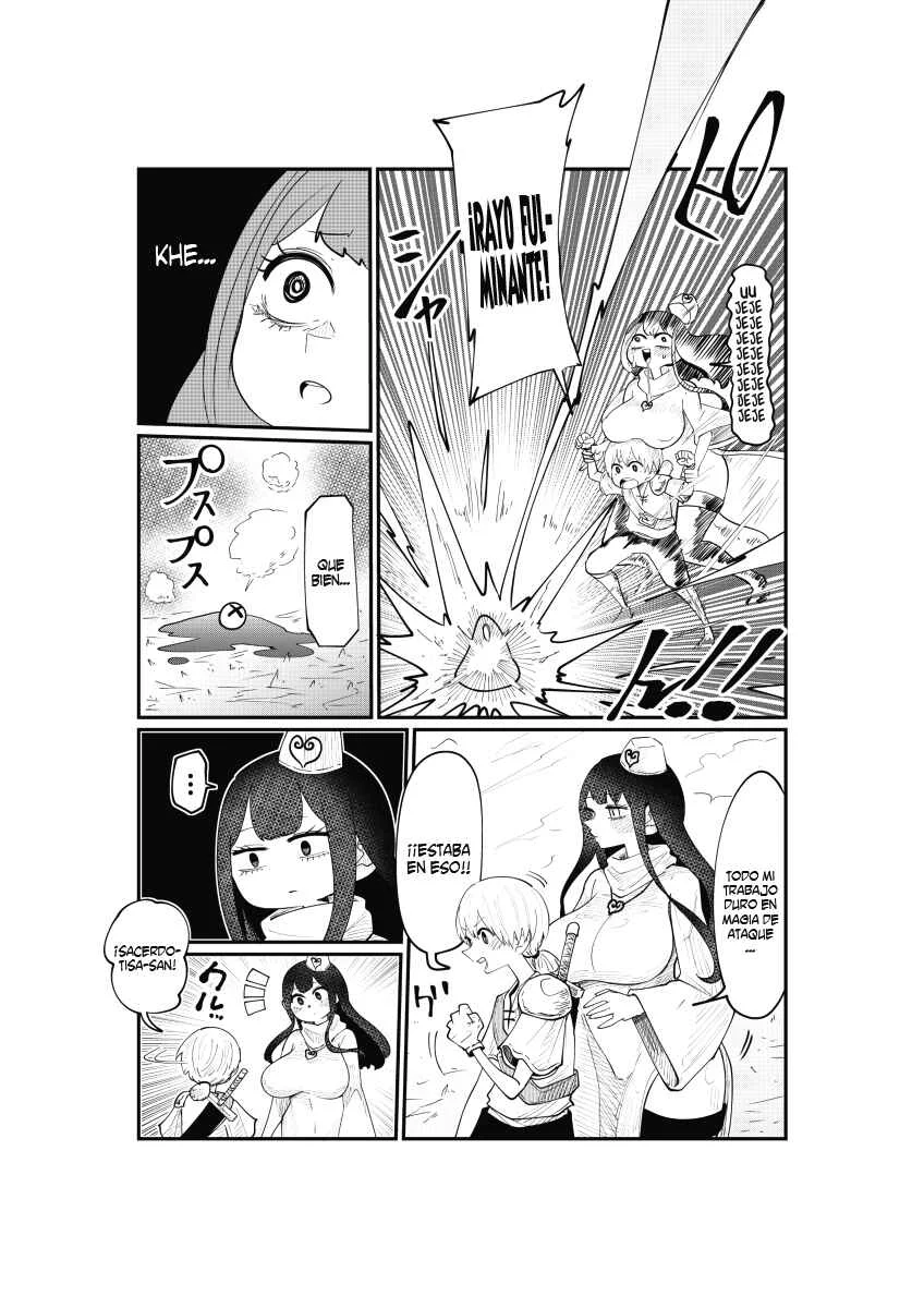 The Hero and the Priestess Capítulo 3: ¡¡Slime derrite nuestra ropa!! - Page 4