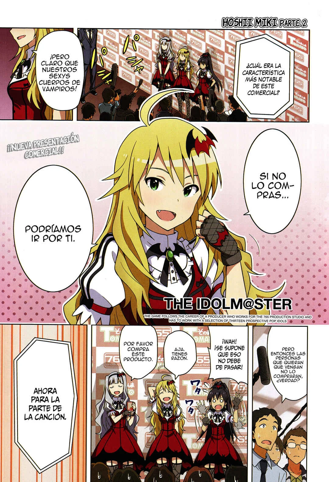 THE iDOLM@STER Capítulo 4: Hoshii Miki Parte 2 - Page 1