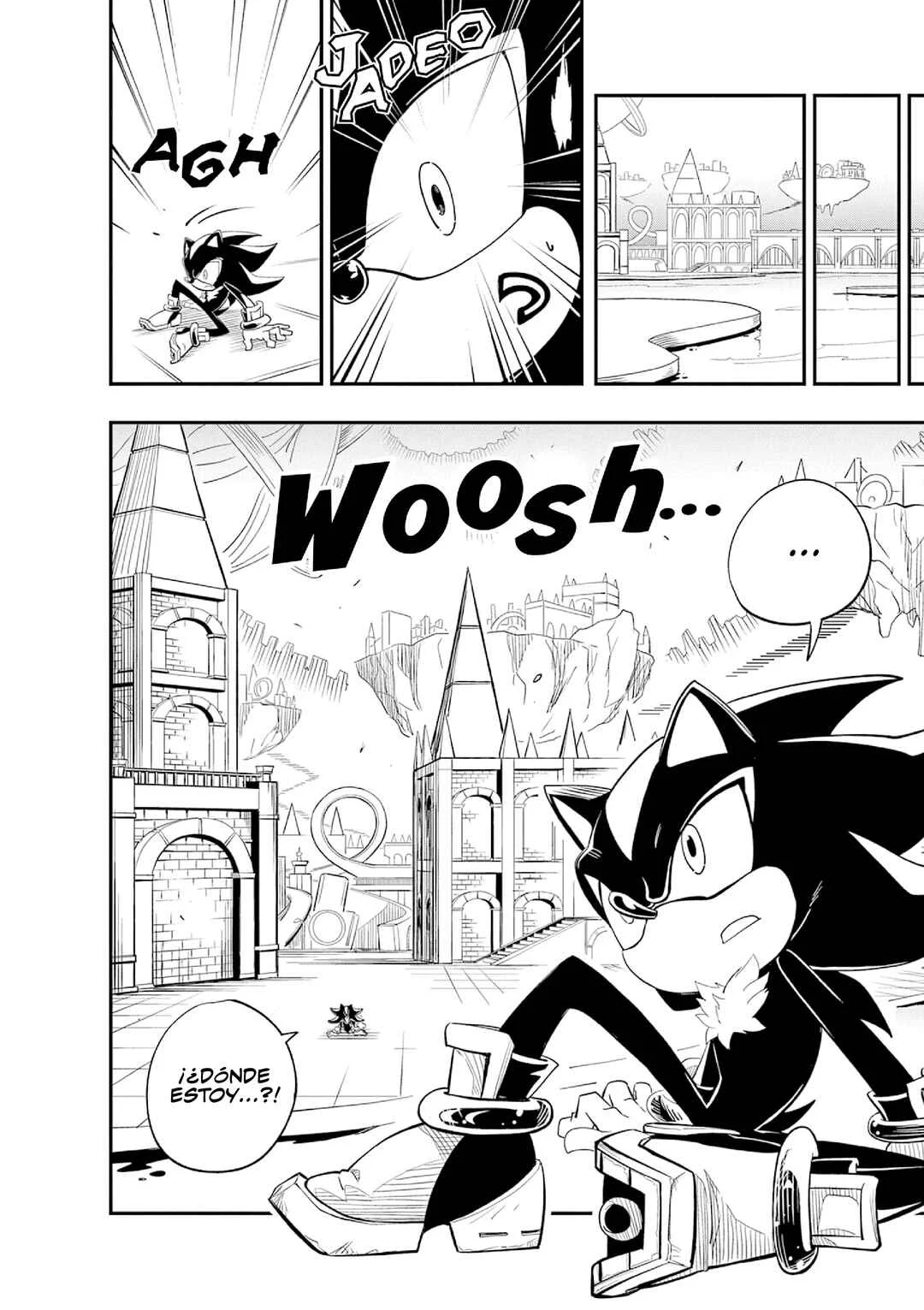 The Jet Black Hedgehog: Shadow the Hedgehog Capítulo 2: Gyoro del Espacio Blanco - Page 14