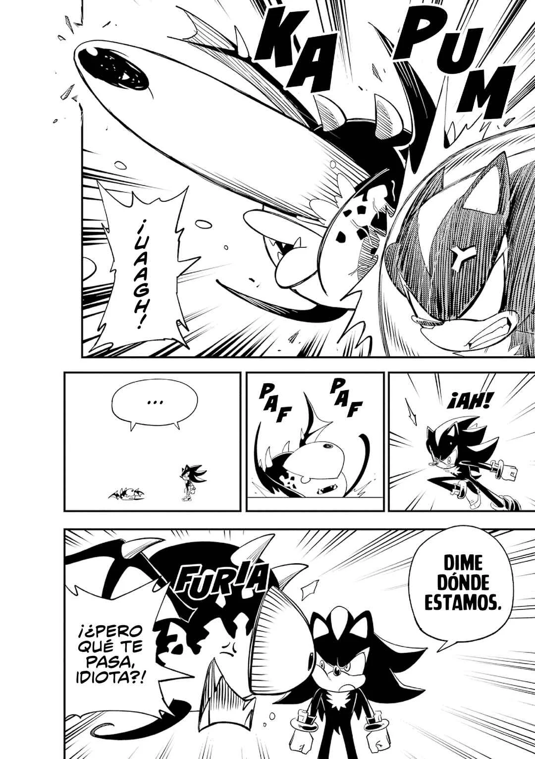 The Jet Black Hedgehog: Shadow the Hedgehog Capítulo 2: Gyoro del Espacio Blanco - Page 16