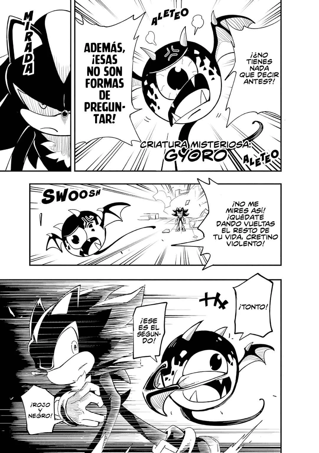 The Jet Black Hedgehog: Shadow the Hedgehog Capítulo 2: Gyoro del Espacio Blanco - Page 17