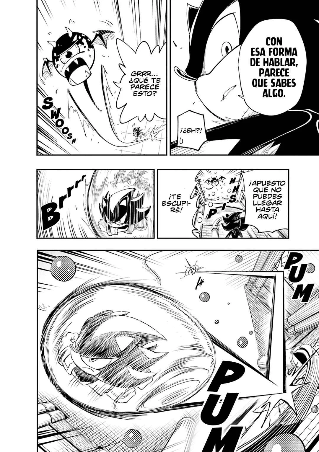 The Jet Black Hedgehog: Shadow the Hedgehog Capítulo 2: Gyoro del Espacio Blanco - Page 18