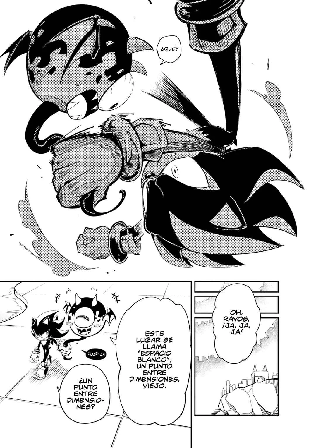 The Jet Black Hedgehog: Shadow the Hedgehog Capítulo 2: Gyoro del Espacio Blanco - Page 19