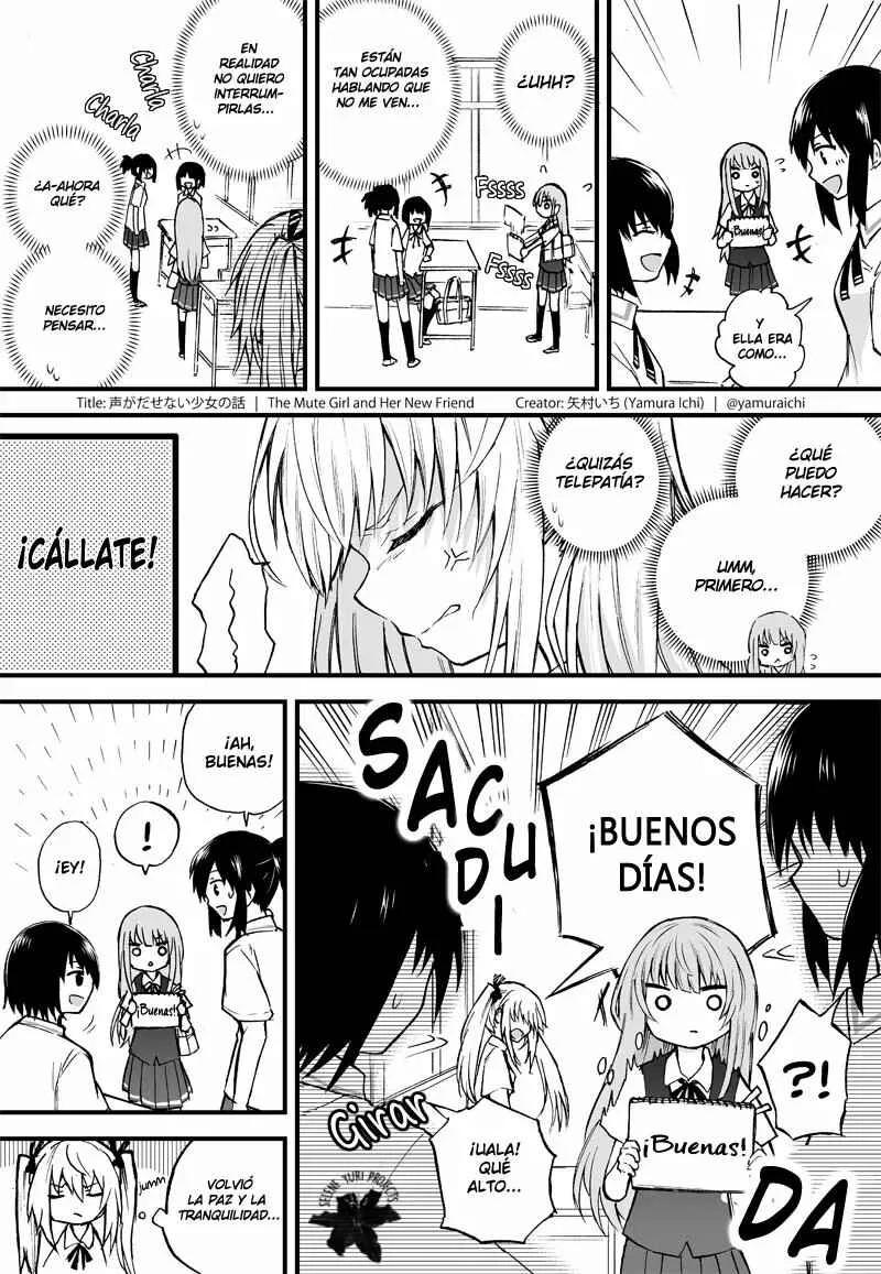 The Mute Girl and Her New Friend (Webcomic) Capítulo 2 - Page 3