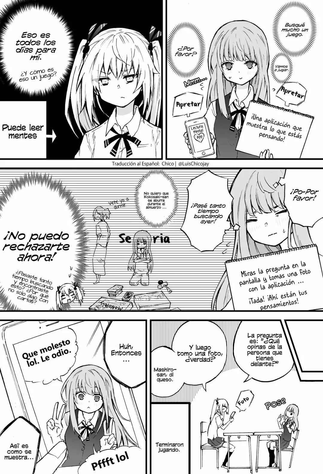 The Mute Girl and Her New Friend (Webcomic) Capítulo 4 - Page 2