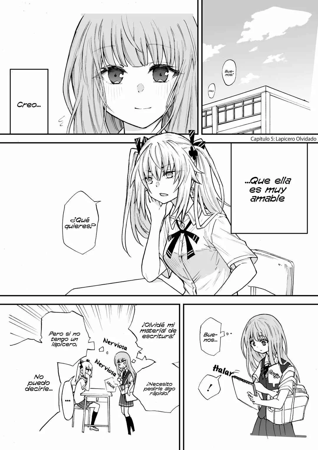 The Mute Girl and Her New Friend (Webcomic) Capítulo 5 - Page 1