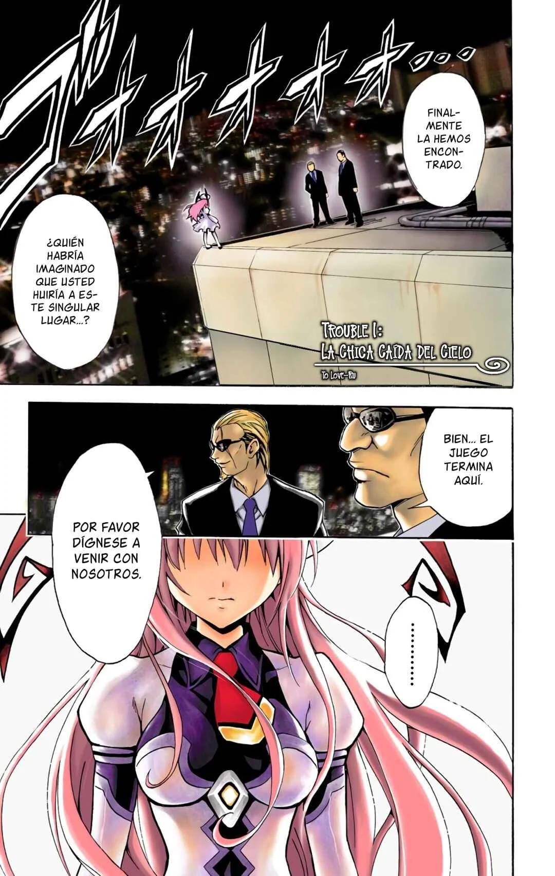 To Love Ru (Official Colored) Capítulo 1: La Chica Caída del Cielo - Page 5