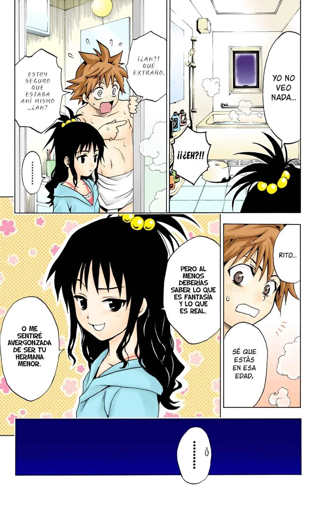 To Love Ru (Official Colored) Capítulo 1: La Chica Caída del Cielo - Page 22