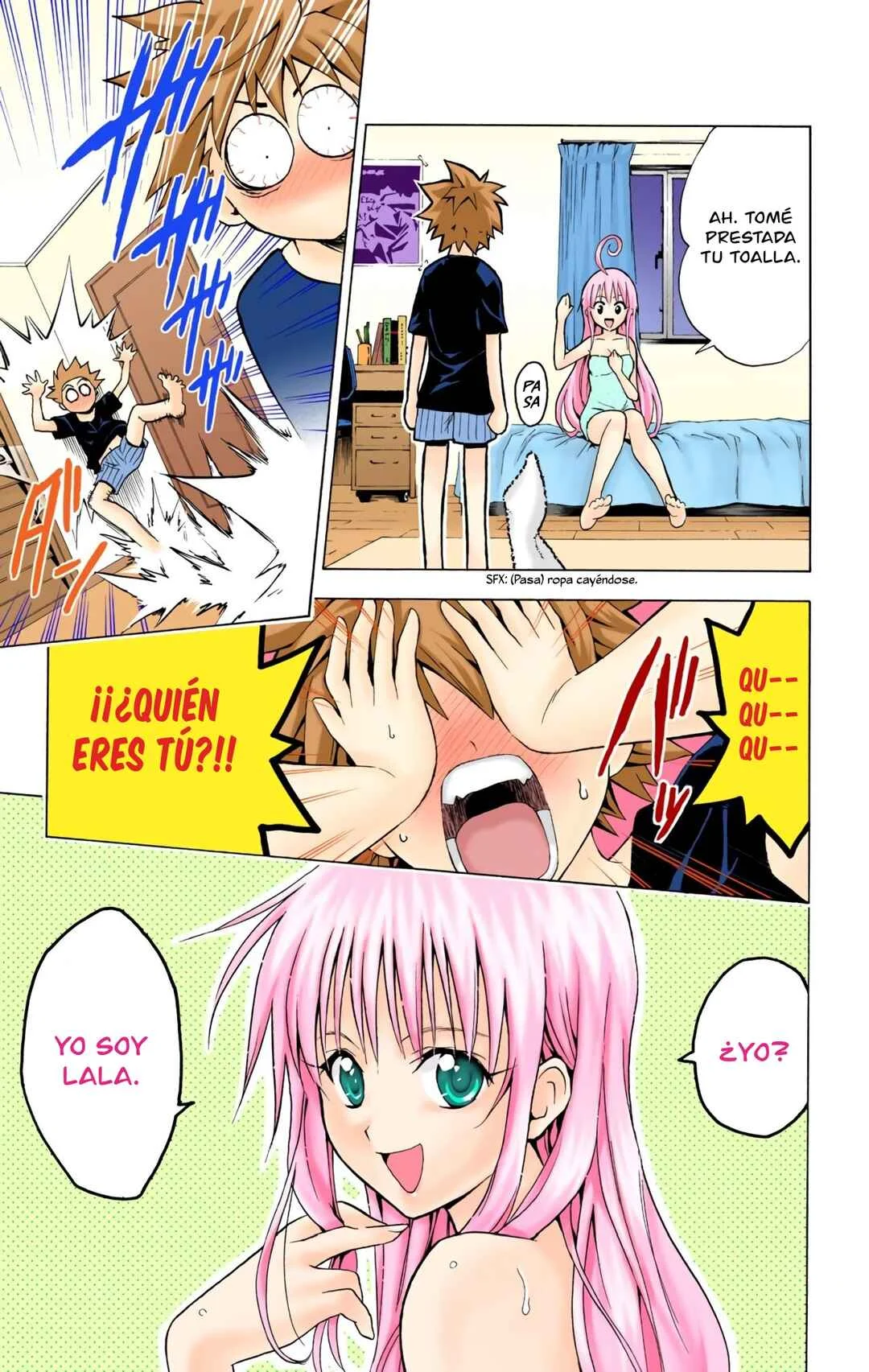 To Love Ru (Official Colored) Capítulo 1: La Chica Caída del Cielo - Page 24