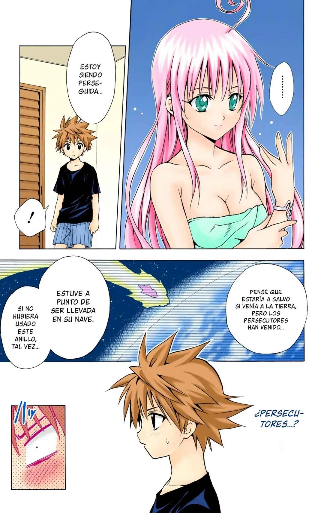 To Love Ru (Official Colored) Capítulo 1: La Chica Caída del Cielo - Page 28