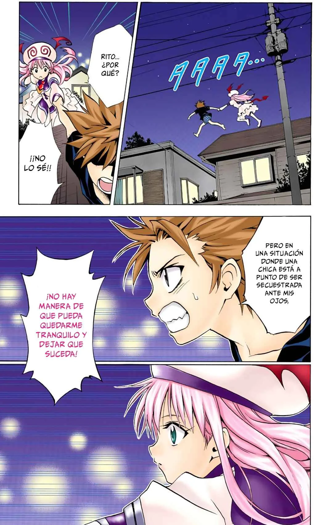 To Love Ru (Official Colored) Capítulo 1: La Chica Caída del Cielo - Page 40