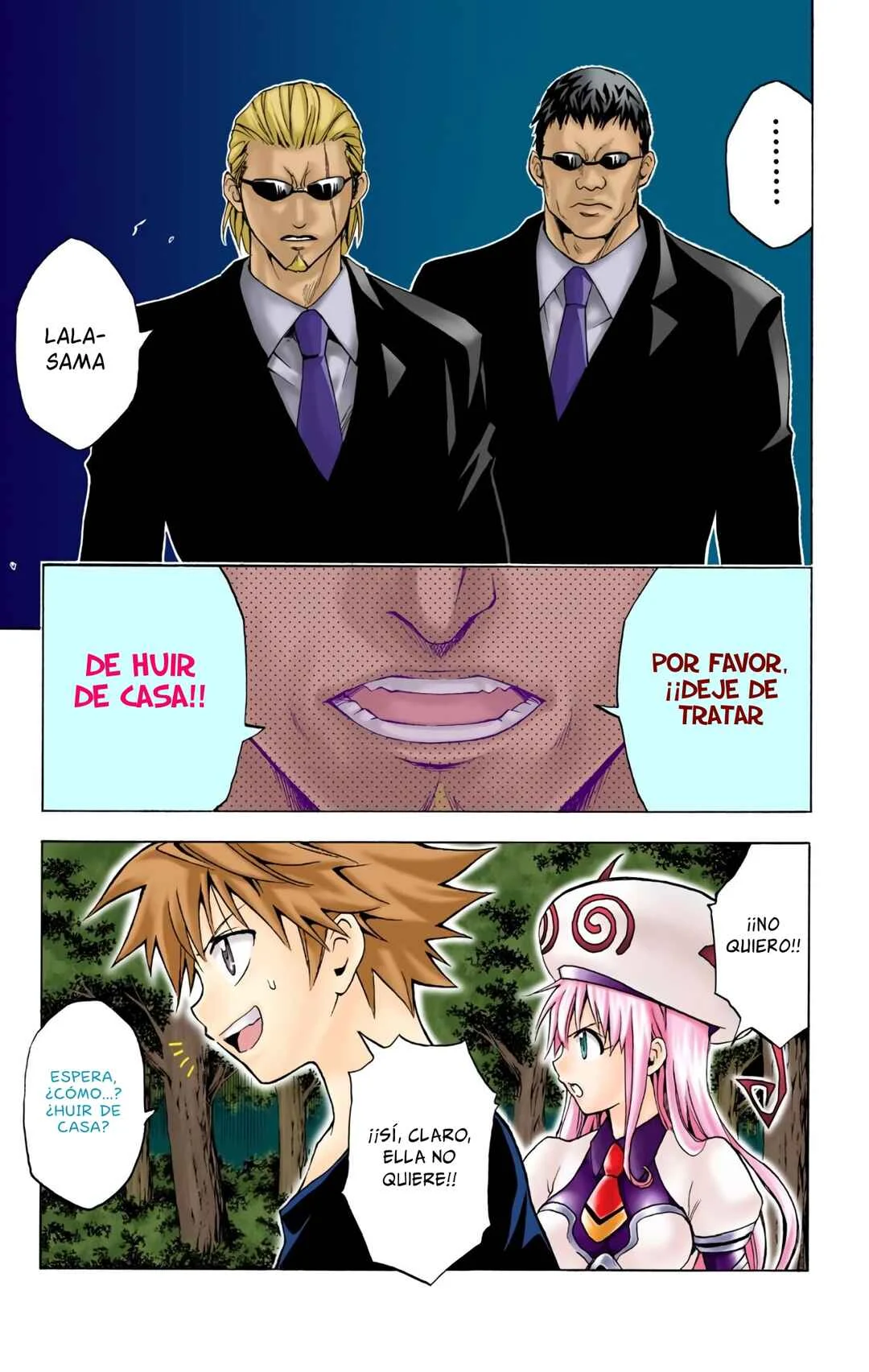 To Love Ru (Official Colored) Capítulo 1: La Chica Caída del Cielo - Page 44