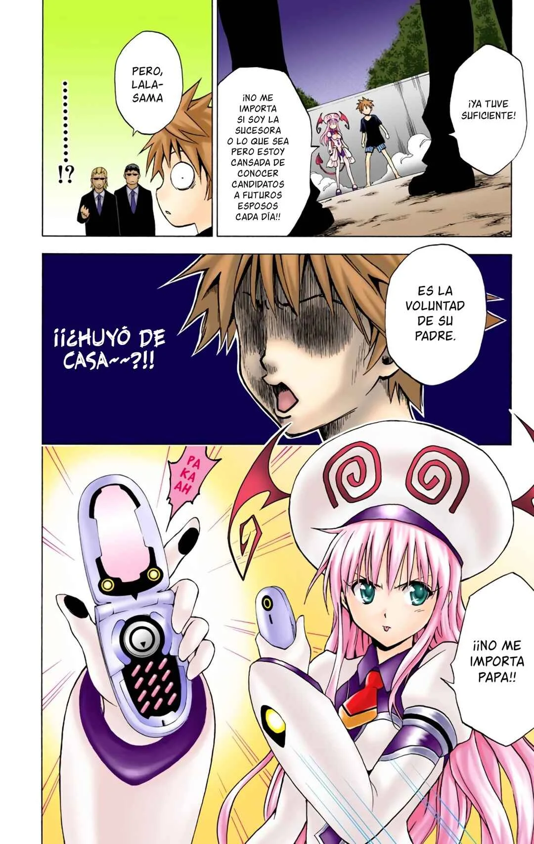 To Love Ru (Official Colored) Capítulo 1: La Chica Caída del Cielo - Page 45
