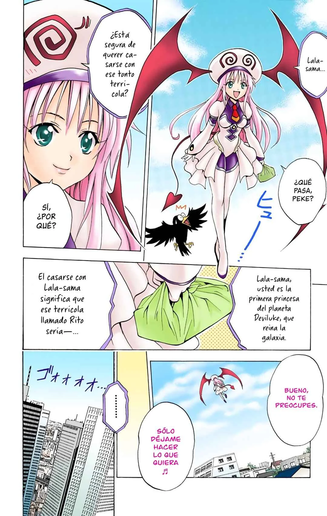 To Love Ru (Official Colored) Capítulo 2: El Gran Escape del Amor - Page 7