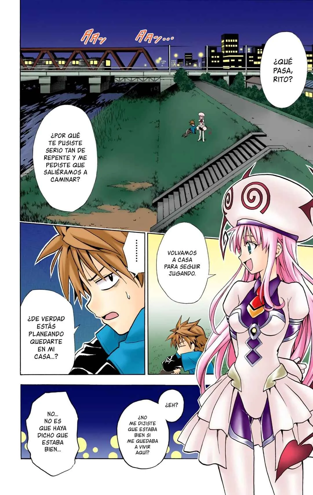 To Love Ru (Official Colored) Capítulo 3: Un Mensajero Galáctico - Page 3