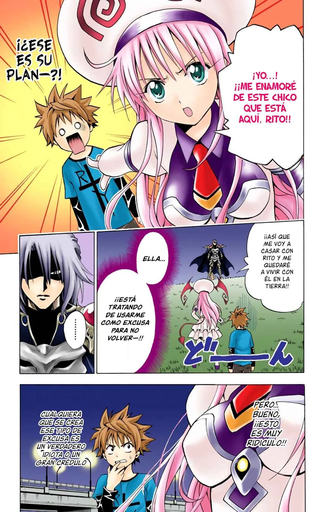 To Love Ru (Official Colored) Capítulo 3: Un Mensajero Galáctico - Page 8