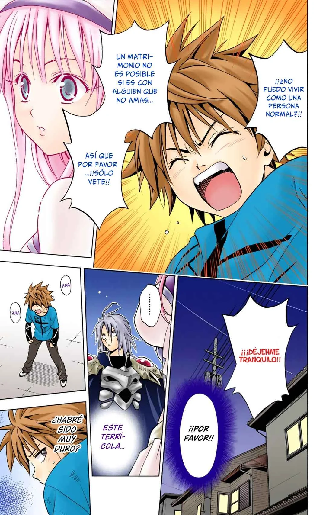 To Love Ru (Official Colored) Capítulo 3: Un Mensajero Galáctico - Page 20