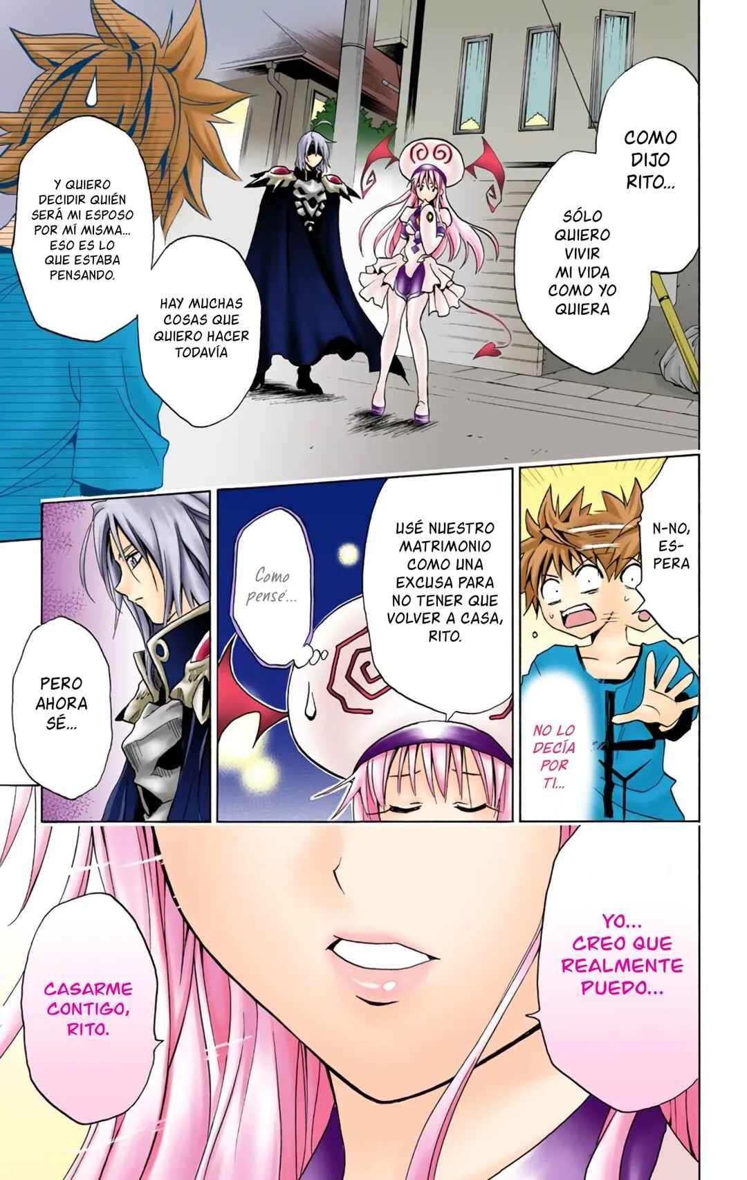 To Love Ru (Official Colored) Capítulo 3: Un Mensajero Galáctico - Page 22