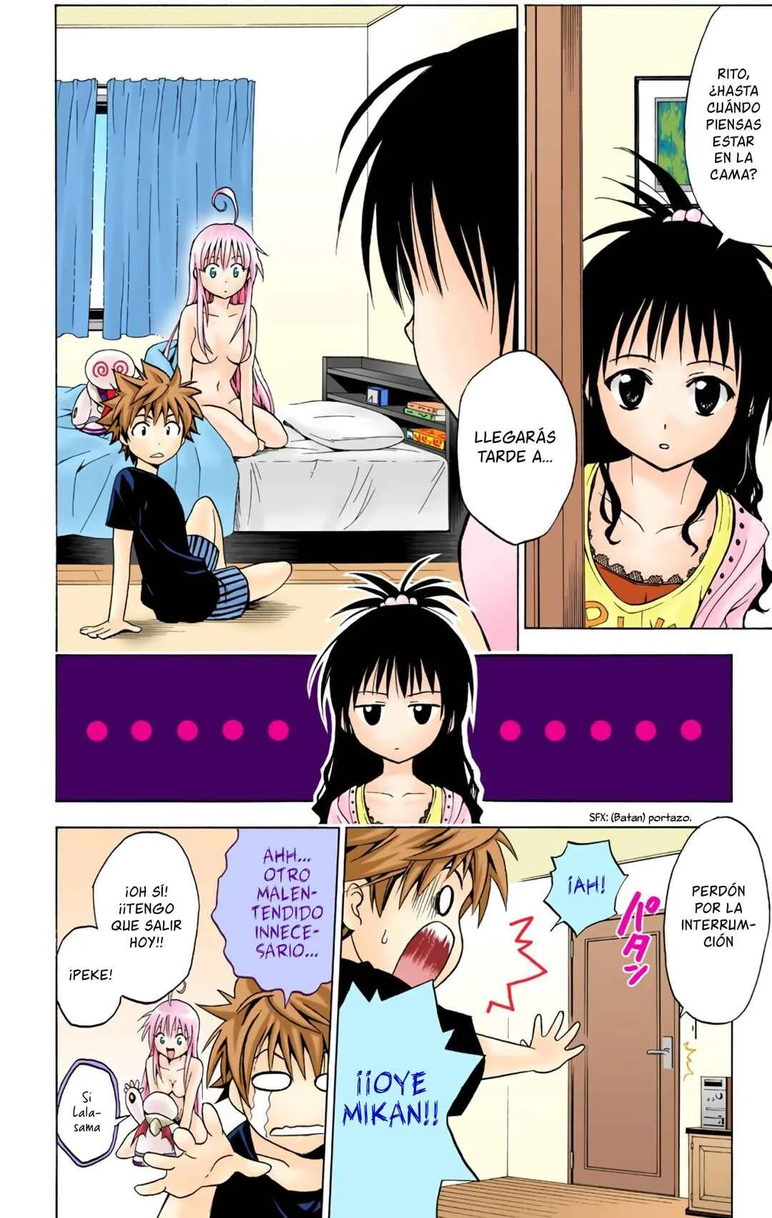 To Love Ru (Official Colored) Capítulo 4: Después de Clase - Page 7