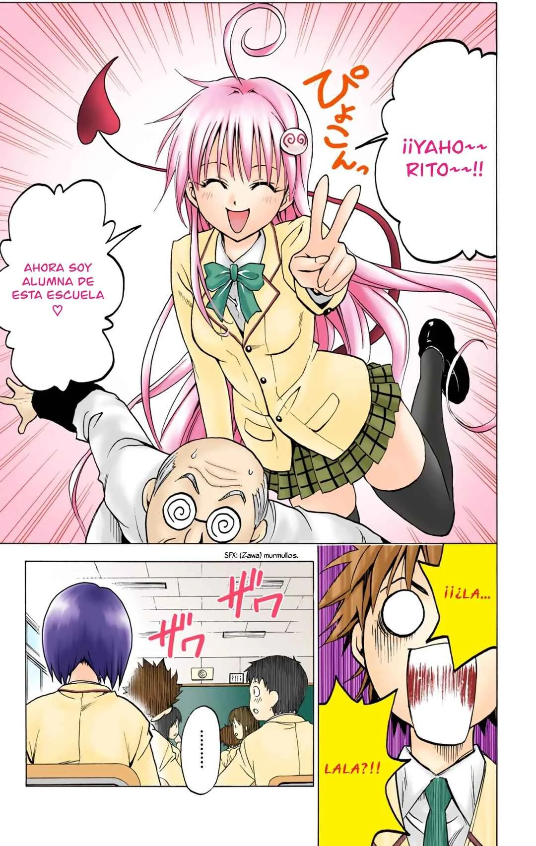 To Love Ru (Official Colored) Capítulo 4: Después de Clase - Page 22