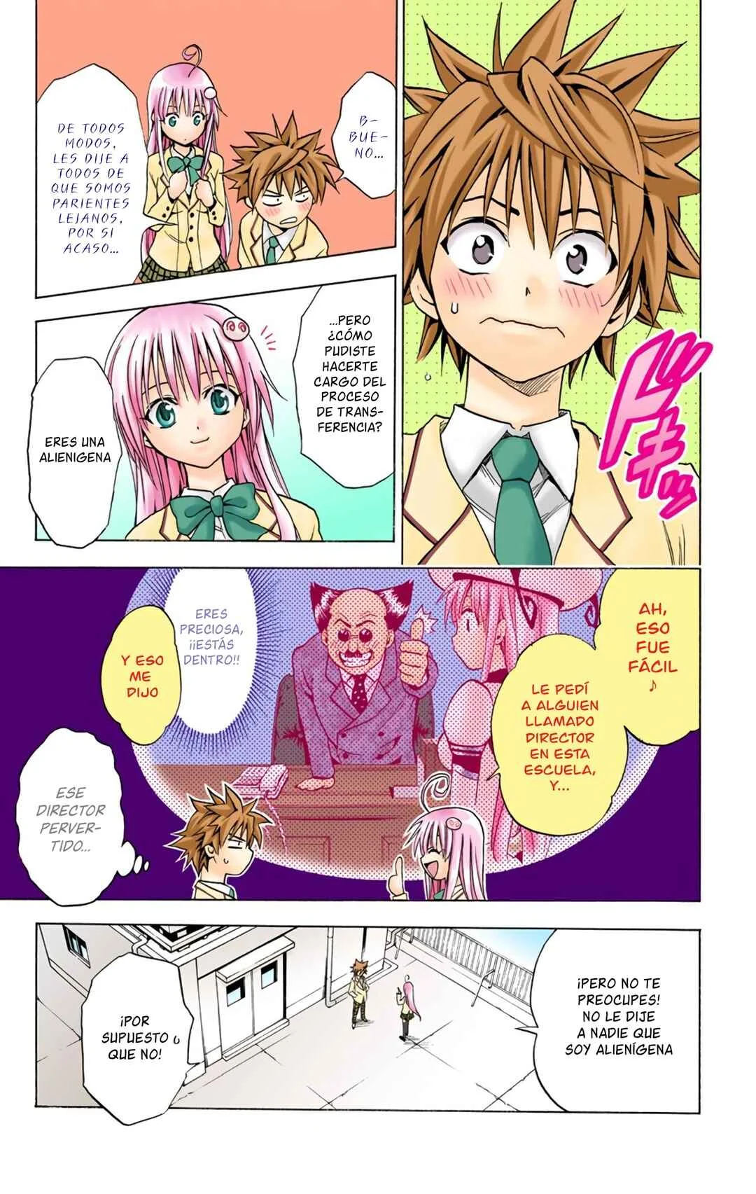 To Love Ru (Official Colored) Capítulo 5: En la Mira - Page 6