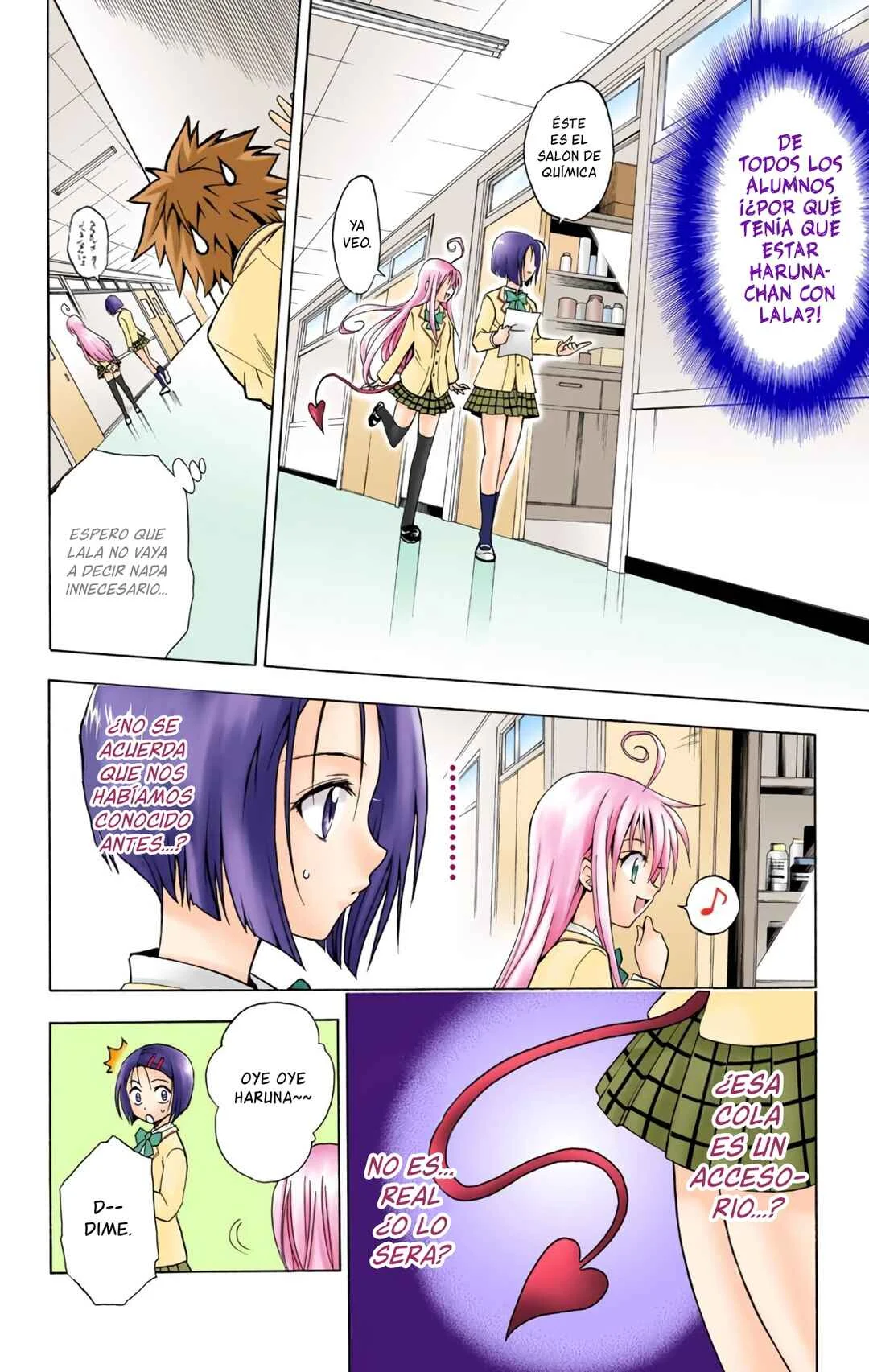 To Love Ru (Official Colored) Capítulo 5: En la Mira - Page 9