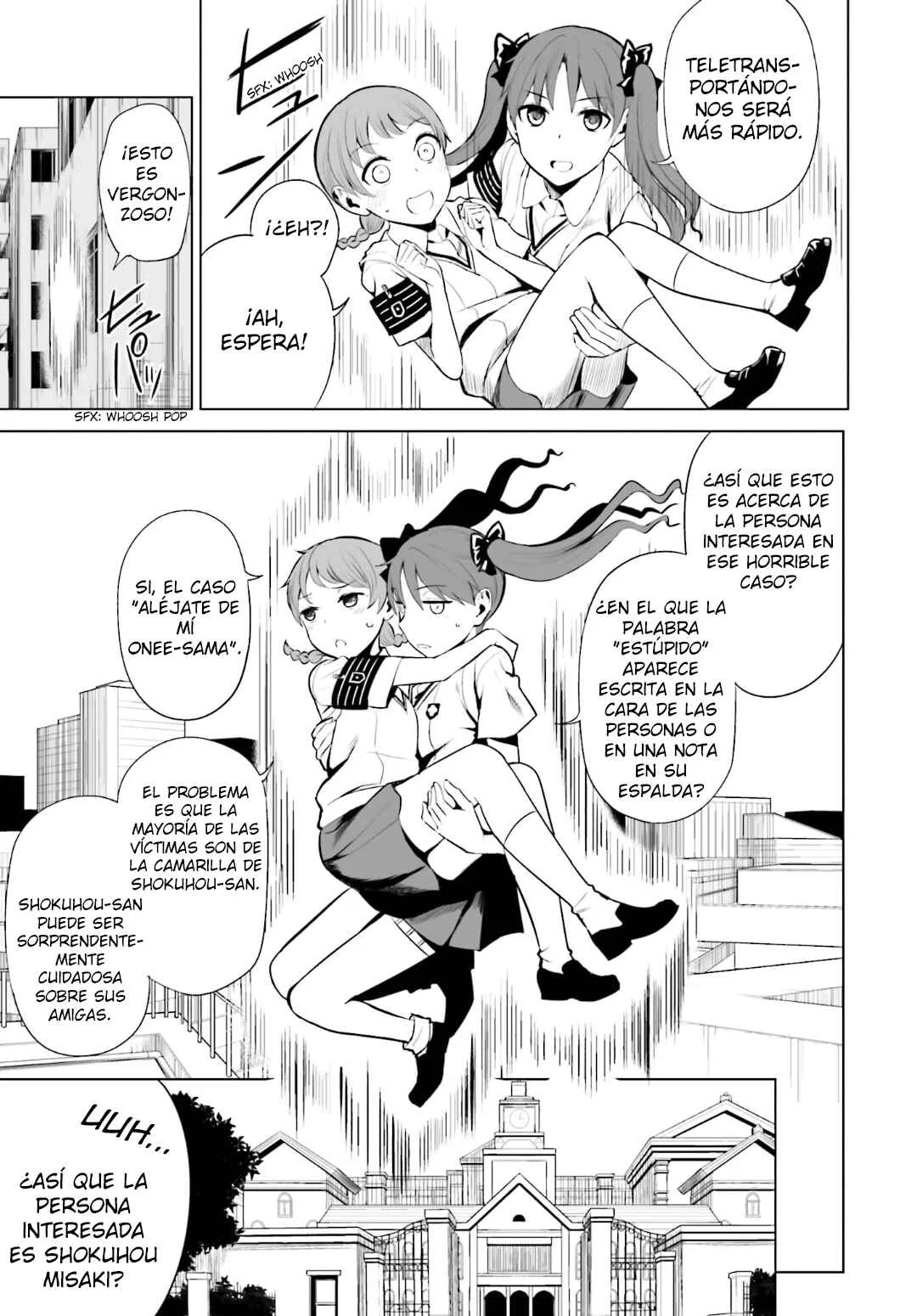 Toaru Kagaku no Railgun Gaiden - Astral Buddy Capítulo 1 - Page 8