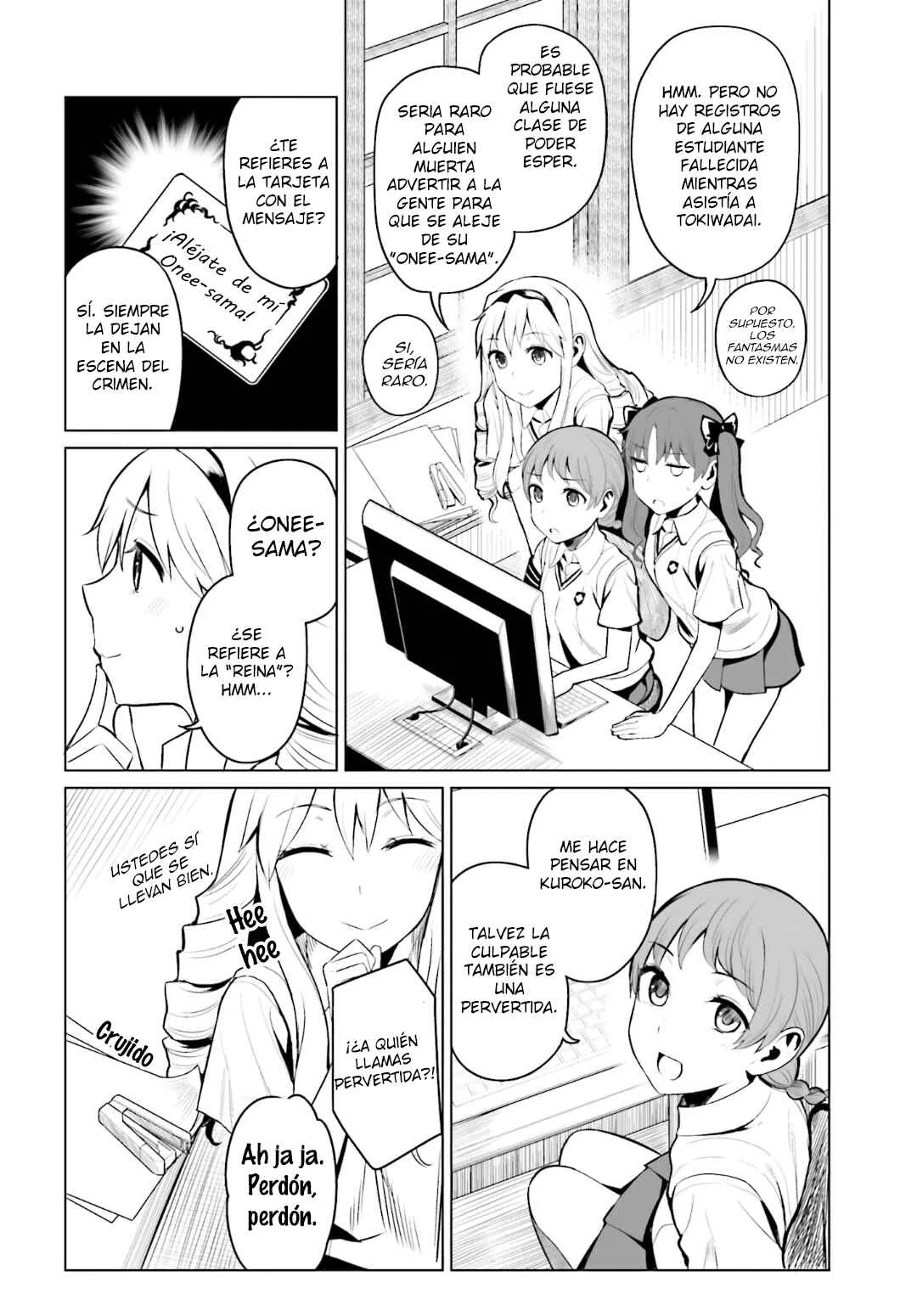 Toaru Kagaku no Railgun Gaiden - Astral Buddy Capítulo 1 - Page 12