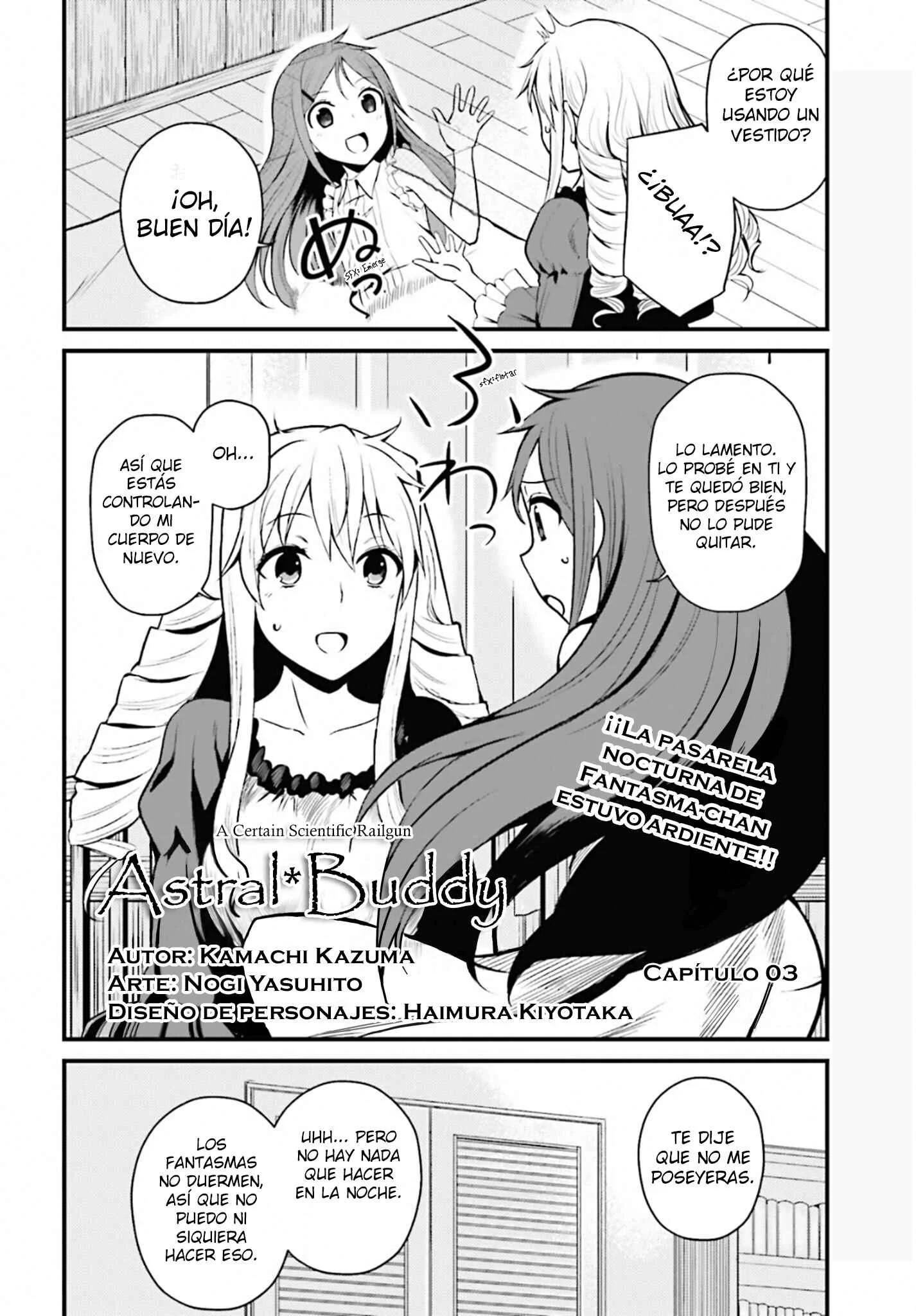 Toaru Kagaku no Railgun Gaiden - Astral Buddy Capítulo 3 - Page 2