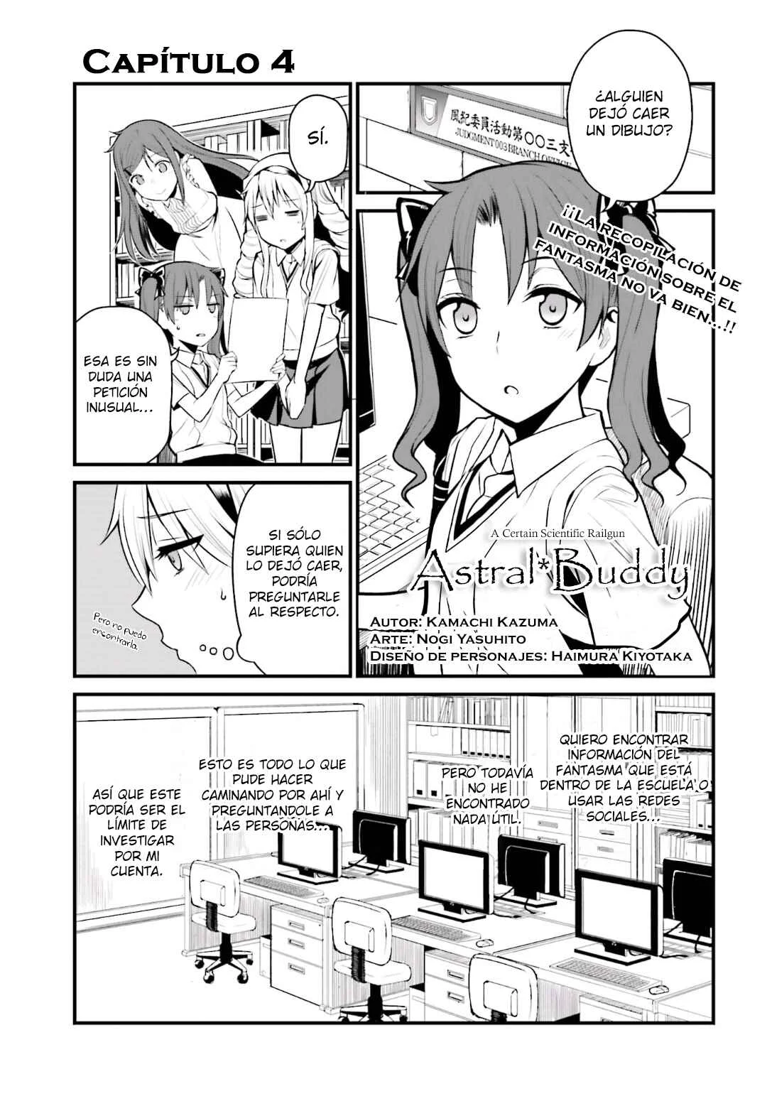 Toaru Kagaku no Railgun Gaiden - Astral Buddy Capítulo 4 - Page 1
